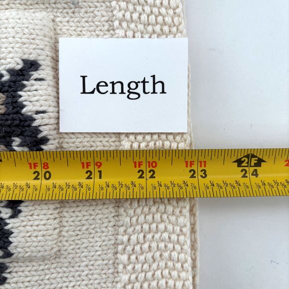 Cotton Salsa Womens Cardigan Sweater Size M Peru Fall Preppy Novelty Casual Vtg - Picture 8 of 9